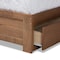Baxton Studio Lene Modern Dark Grey Fabric and Ash Walnut Brown Finished Wood Full Size 3-Drawer Storage Bed 175-9431-9620-Zoro - alternate 9